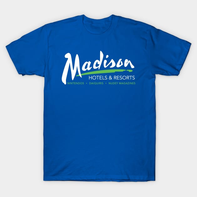 Madison Hotels T-Shirt by CoDDesigns